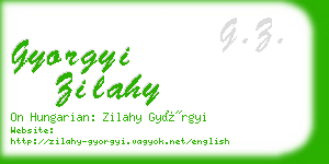 gyorgyi zilahy business card